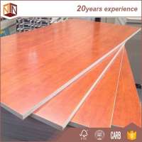 China high grade wood grain melamine film 11mm MDF board for furniture