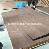 2020 china factory directly hot sale furniture board  nature black walnut Veneer MDF board